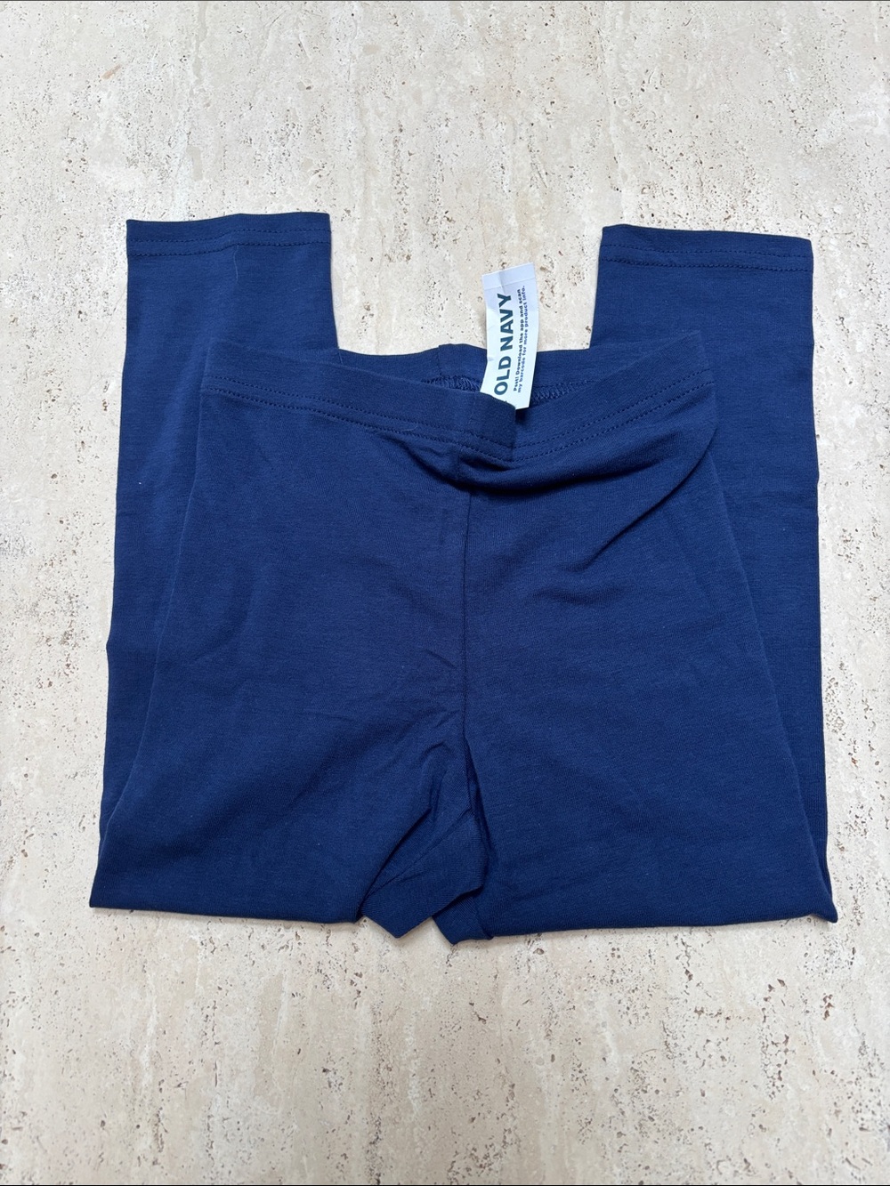 Old Navy Girls Navy Stretch Cotton Leggings